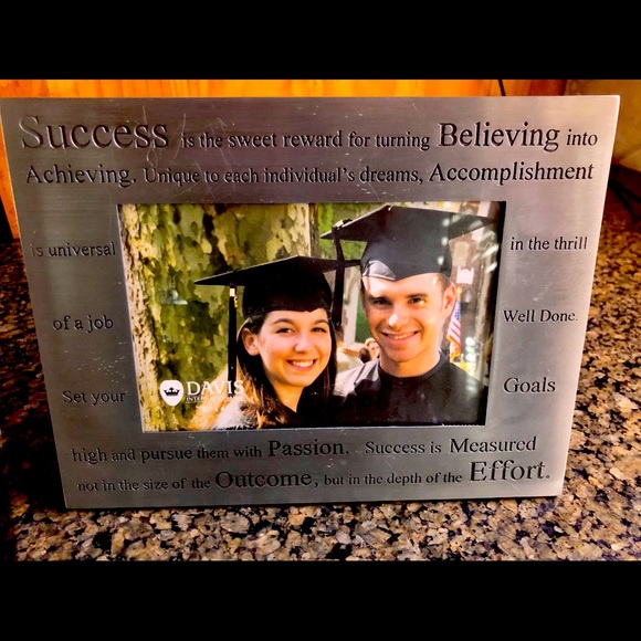 6x4 metal Graduation picture frame - Picture 1 of 1